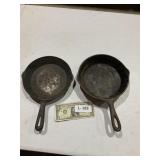 2 - Cast Iron Skillets