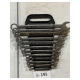 10 Craftsman Wrenches & 1 K-D Wrench