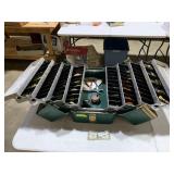 Vintage Fishing Tackle Box & Lures, Reels, Pliers
