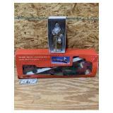 Wood Christmas Train & Santa Figure