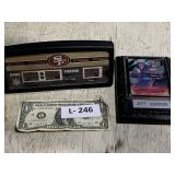 Jeff Gordon Framed Card & SF 49ers Clock