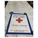 WWI Era Red Cross War Fund Poster