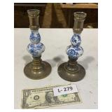 Pair Candle holders
