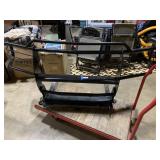 Heavy Black Brush Guard 1" Think Plate, Tow Hooks