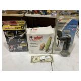 NIB Items - Lighted Glove, Fan, Vegetable Holder