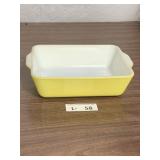 Vintage Pyrex Refrigerator Dish Yellow 503-B