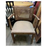 Vintage Cane Back Arm Chair