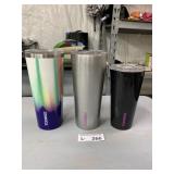 (3) Stainless Corckcicle Tumblers