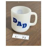 Glasbake DAD Mug