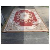 Flat-Weave Aubusson Style Area Rug
