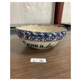Large Pottery Popcorn Bowl