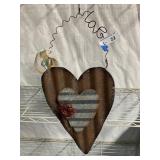 Metal Heart Hanging Decor