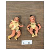 Vintage Bisque Porcelain Native American Baby Doll