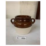Stoneware Bean Pot