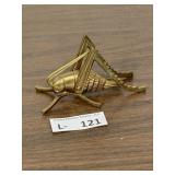 Brass Grasshopper Decor