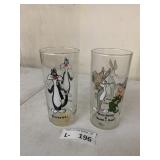 1990s Looney Tunes Collector Glasses