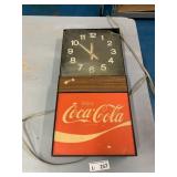 Vintage Coca-Cola Hanging Wall Clock