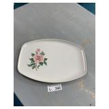 Sun-Valley Melmac Rose Pattern Platter