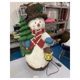 36" Pre-Lit Snowman Christmas Decor