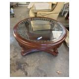 Mahogany Round Coffee Table