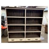 Like New Rustic Farmhouse Style Wooden Bookshelf
