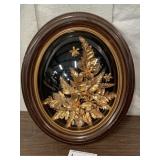 24K Gold Plated Hawaiian Leaves & Flowers
