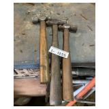 (3) Ball Peen Hammers
