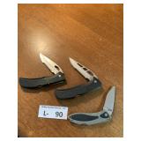 (3) Gerber Pocket Knives
