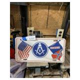 Masonic License Plate Georgia