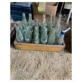 Vintage Coca-Cola Crate w/Mixed Bottles (Yellow)