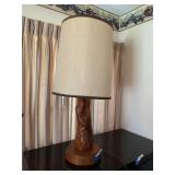 Vintage MCM Cypress Knee Table Lamp