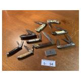 (10) Pocket Knives