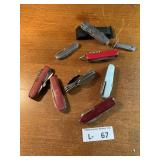 Swiss Army Style Pocket Knives