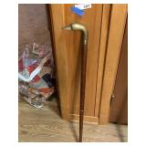 Brass Duck Head Walking Cane