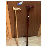 (2) Dragon Head Walking Canes