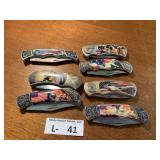 (7) Collector Knives Firefighter, Police, Military