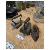 (3) Vintage Sad Irons