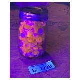 UV Uranium Cadmium Marbles in Jar