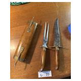 Vintage Indian Carving Set