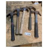 (4) Hammers + 1 broken claw