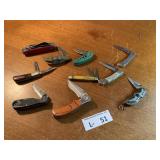 (10) Pocket Knives
