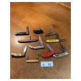(10) Pocket Knives
