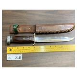 Arkansas Toothpick Knife & Sheath