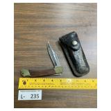 PUMA Game Warden Folding  Knife & Sheath