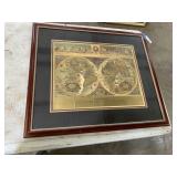 Wall Art "Blaeu Wall Map"