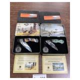 (2) North American Hunting Club Collector Knives