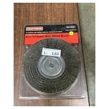 NIP Craftsman 8" Crimped Wire Wheel Brush