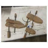 (3) Wood Clamps
