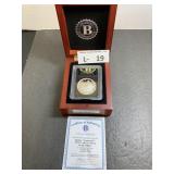 Barber "Amazonian" 99.9% Silver Pattern Proof