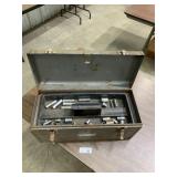 Craftsman Metal Tool Box & Craftsman Sockets